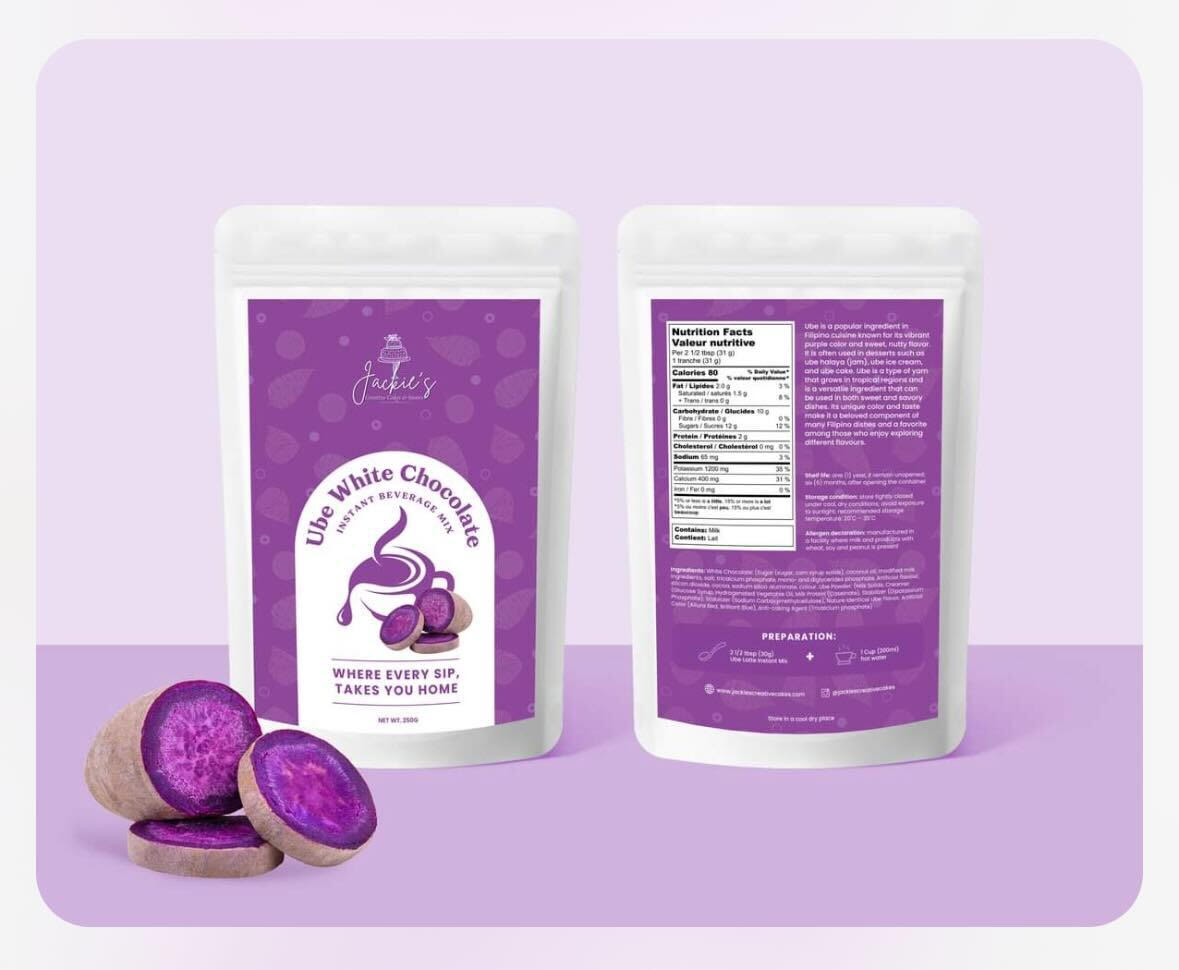 Ube Hot Chocolate Mix